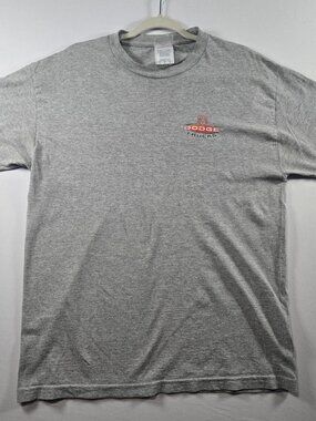 Vintage Y2K Dodge Trucks Grab Life By The Horns T Shirt Mens L Gray Alstyle